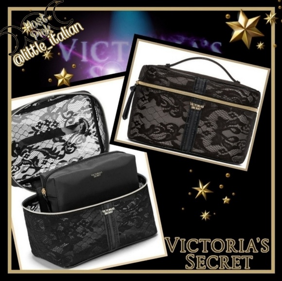 PINK Victoria's Secret Handbags - New! Victoria's Secret Weekender Train Makeup Bag!